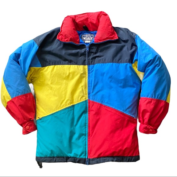 Woolrich Jackets & Blazers - VINTAGE Woolrich color block parka coat size S